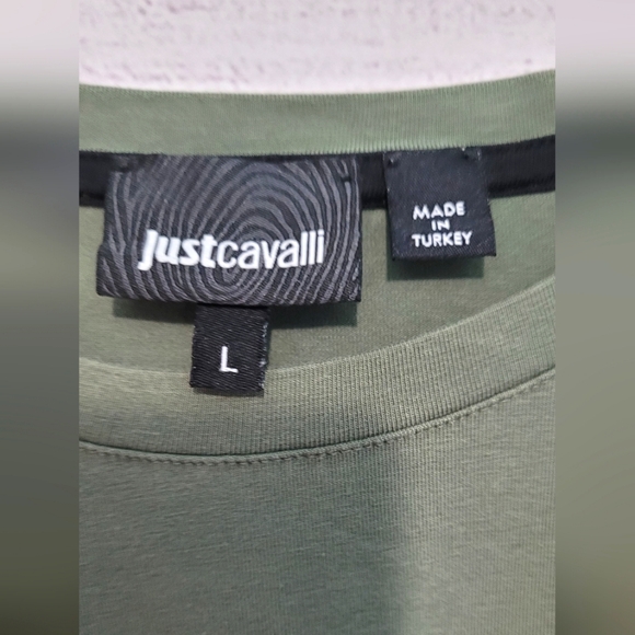 ❤️HOST PICK❤️Euc AUTH mens Roberto Cavalli Just Cavalli tshirt size L - Picture 6 of 9